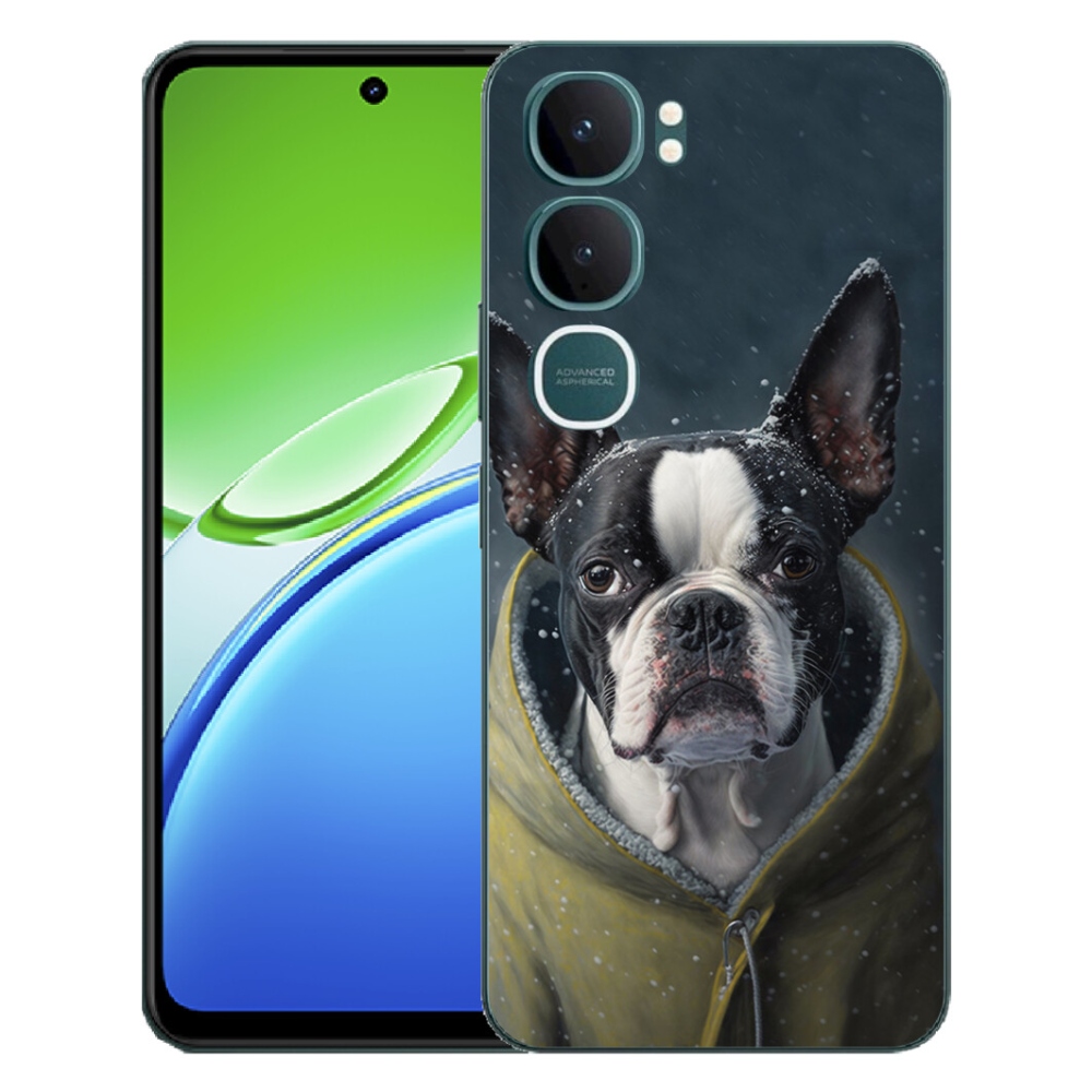 Gelový kryt mmCase na Vivo Y21d - buldoček