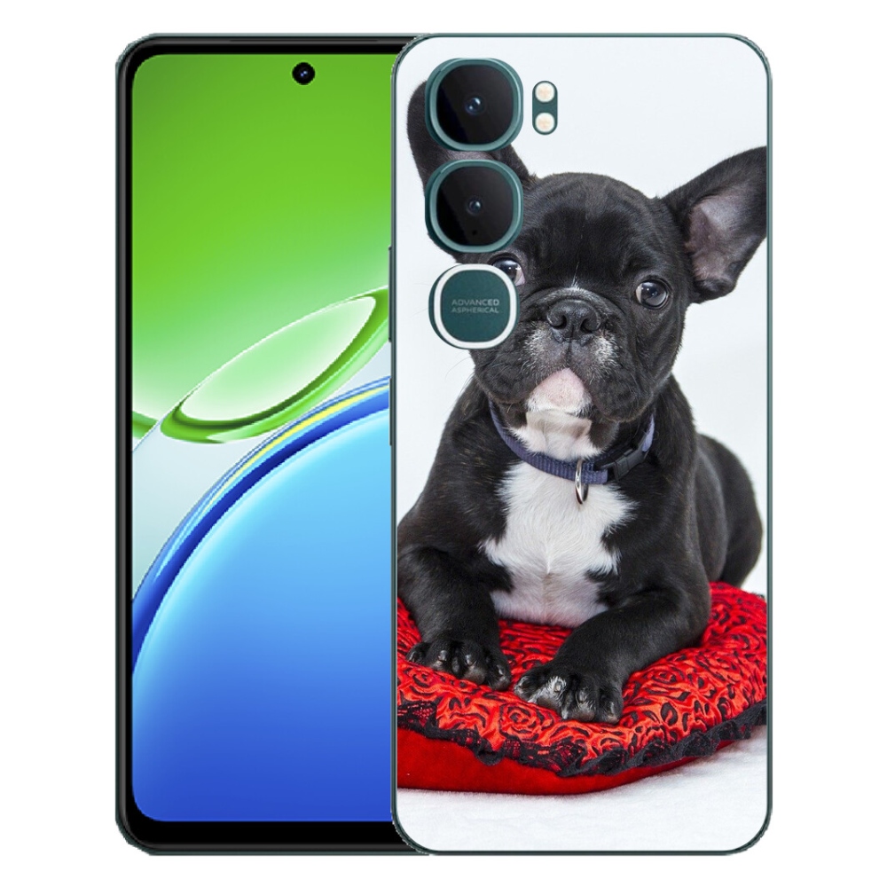 Gelový kryt mmCase na Vivo Y21d - buldok