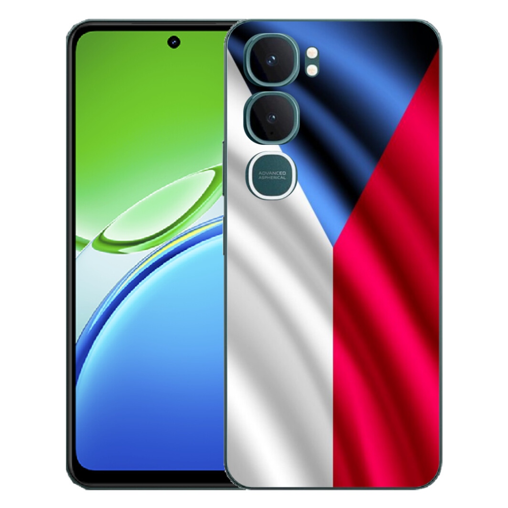 Gelový kryt mmCase na Vivo Y21d - česká vlajka