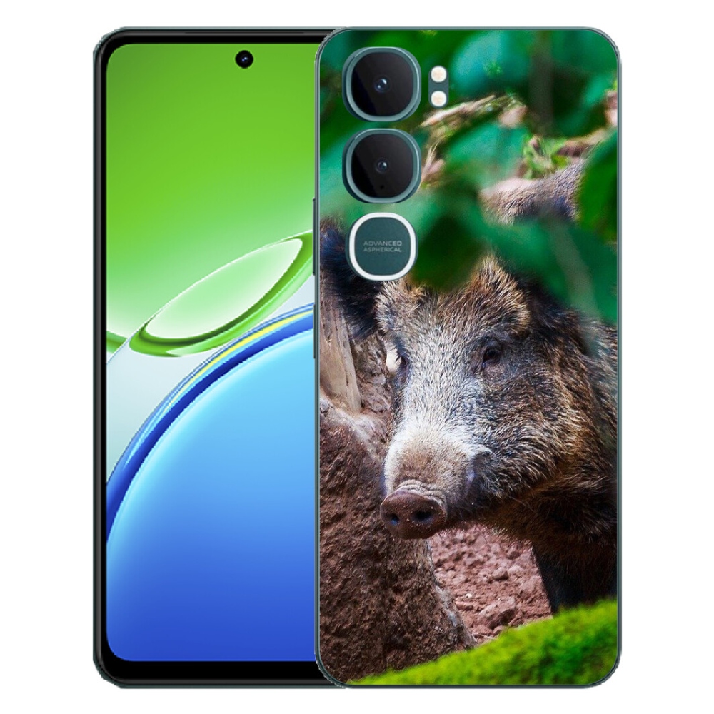 Gelový kryt mmCase na Vivo Y21d - divoké prase