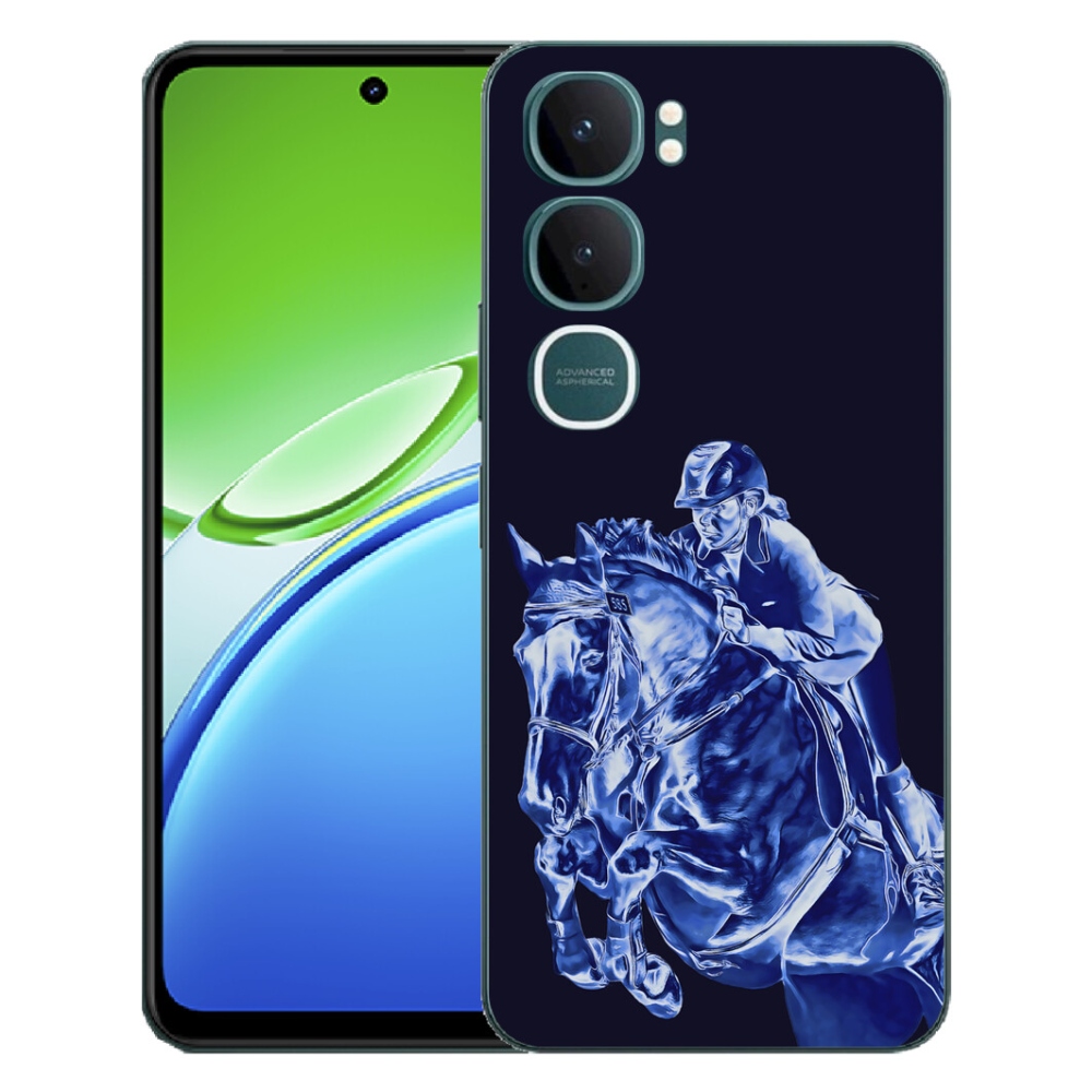Gelový kryt mmCase na Vivo Y21d - dostihový kůň