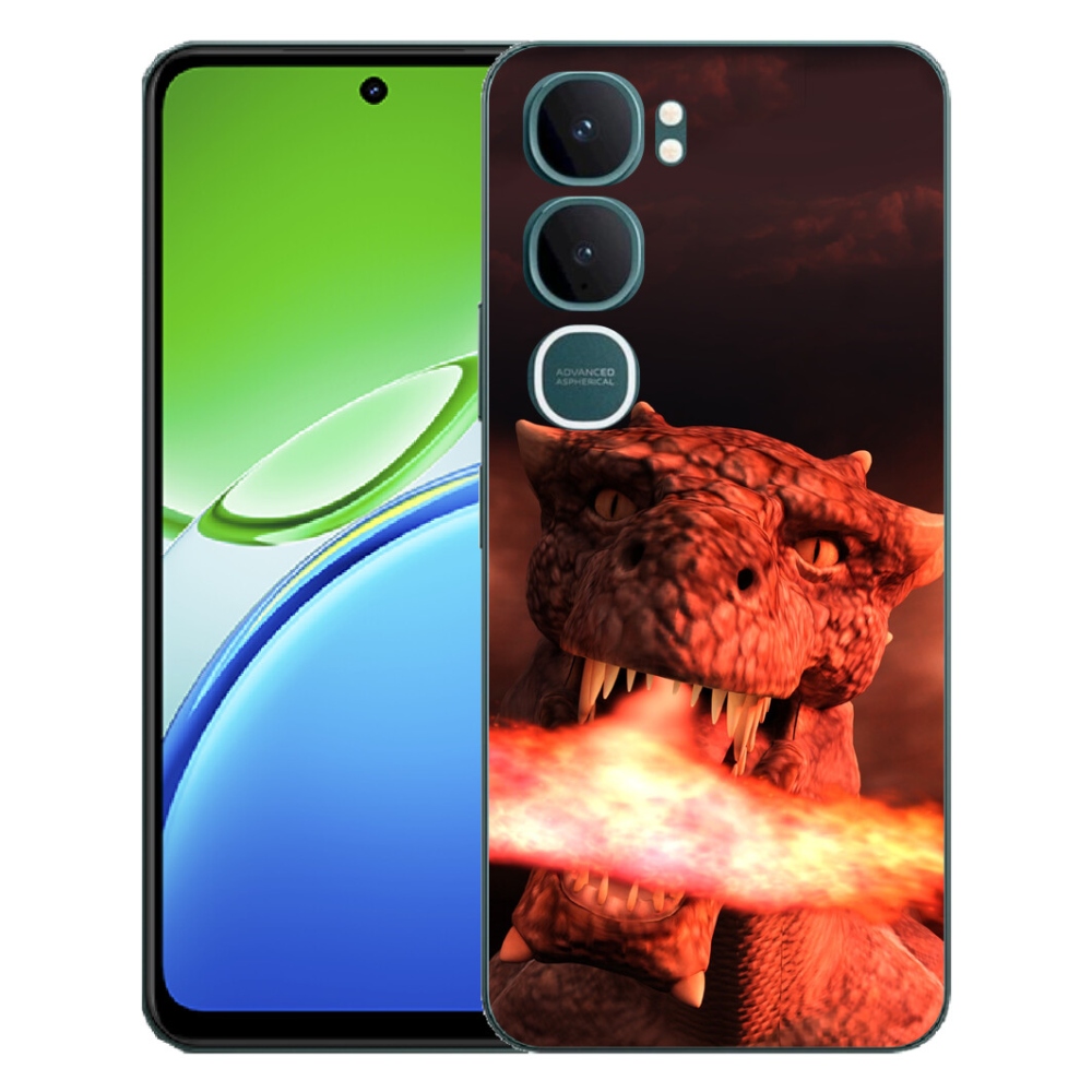 Gelový kryt mmCase na Vivo Y21d - drak