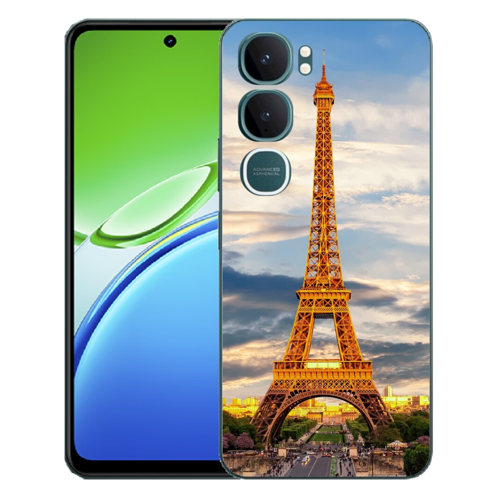 Gelový kryt mmCase na Vivo Y21d - eiffelova věž 3