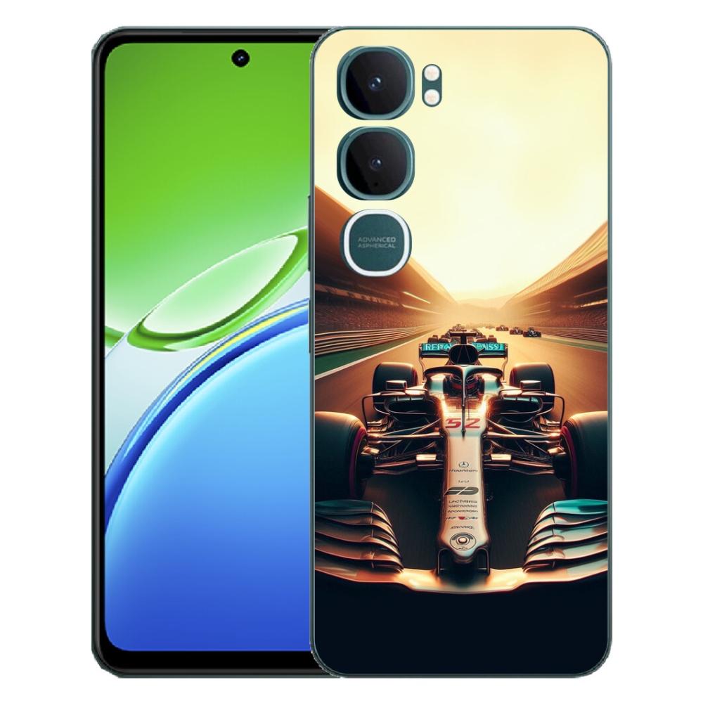 Gelový kryt mmCase na Vivo Y21d - formule 1