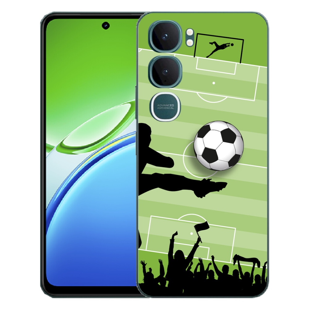 Gelový kryt mmCase na Vivo Y21d - fotbal 3