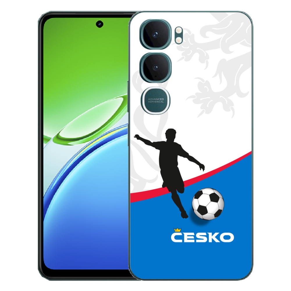 Gelový kryt mmCase na Vivo Y21d - fotbal Česko 1