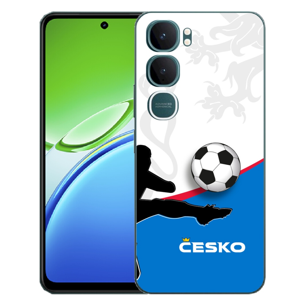 Gelový kryt mmCase na Vivo Y21d - fotbal Česko 3
