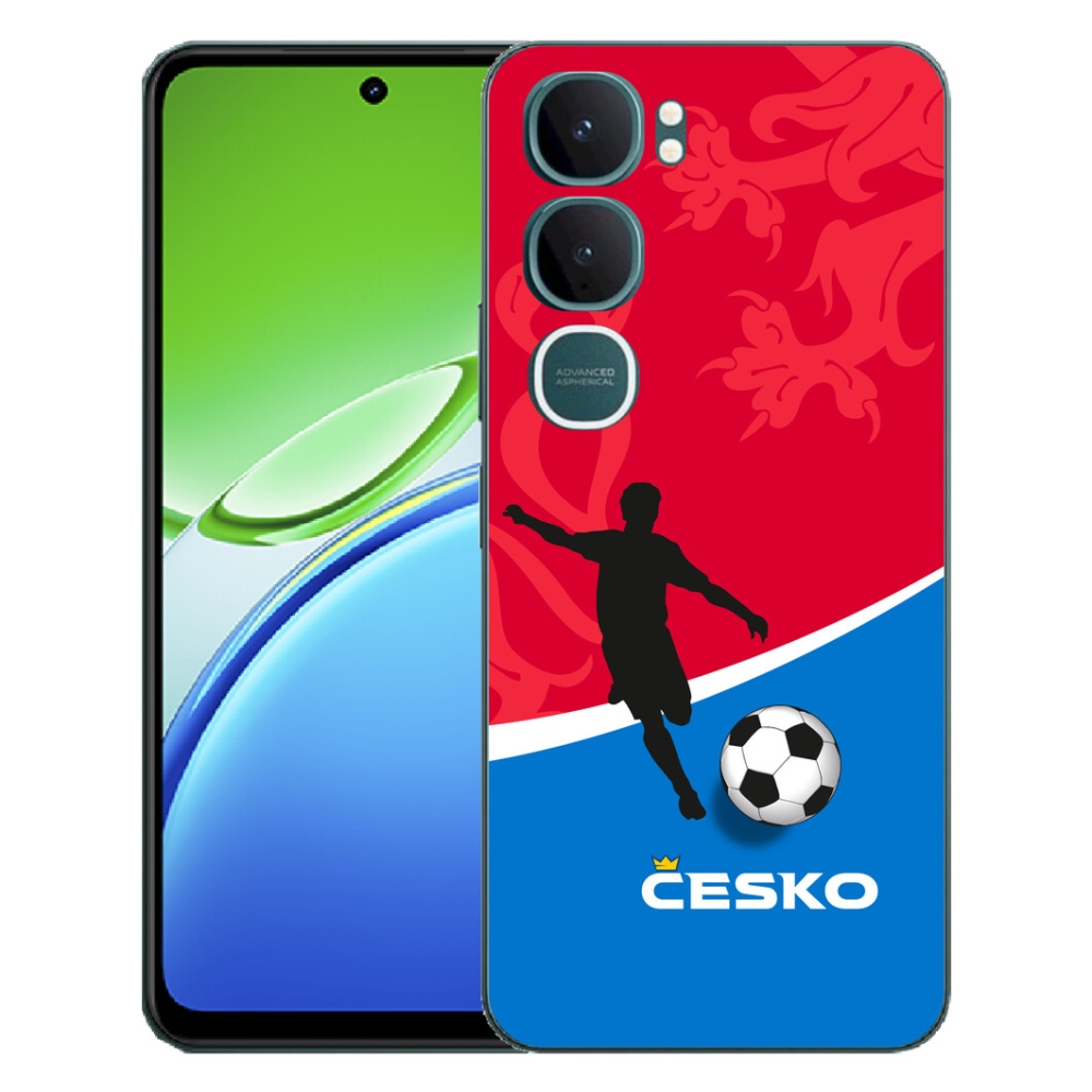 Gelový kryt mmCase na Vivo Y21d - fotbal Česko