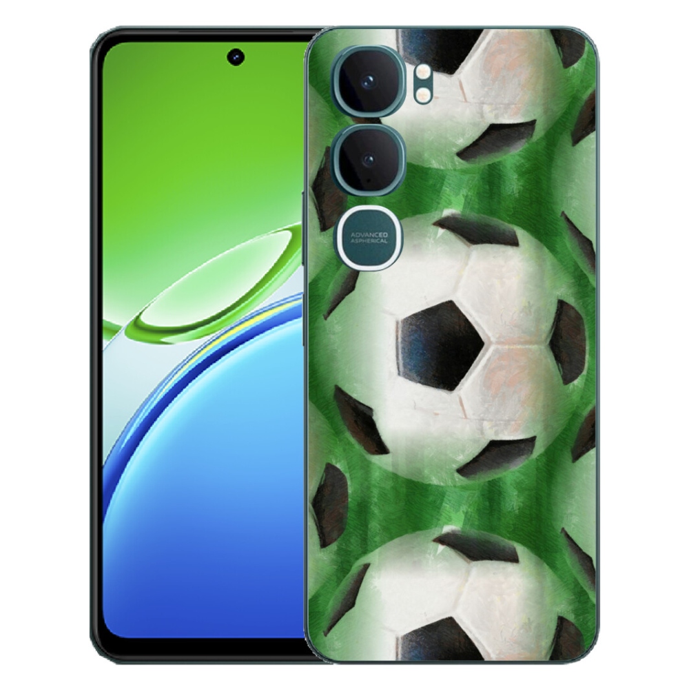 Gelový kryt mmCase na Vivo Y21d - fotbalový míč