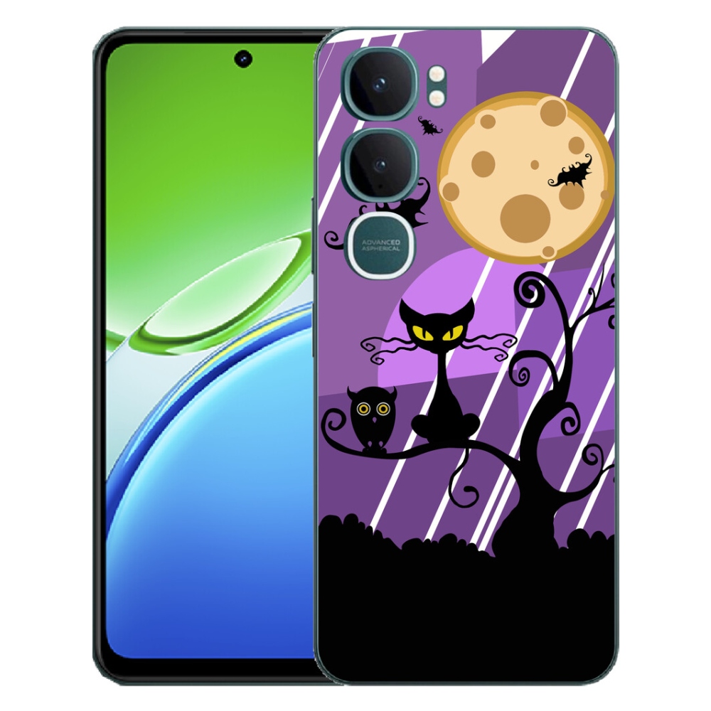 Gelový kryt mmCase na Vivo Y21d - halloween