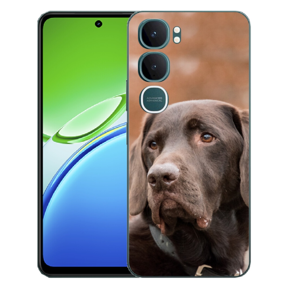 Gelový kryt mmCase na Vivo Y21d - hnědý labrador