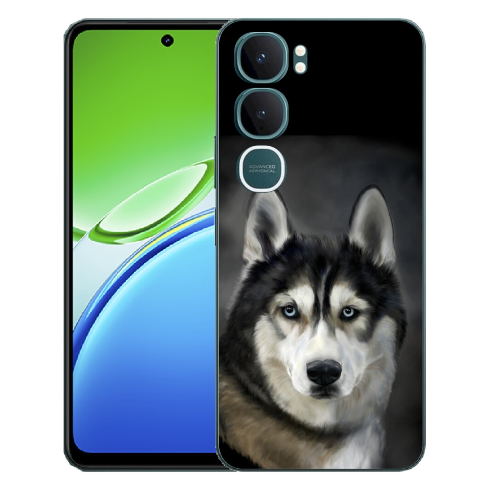 Gelový kryt mmCase na Vivo Y21d - husky