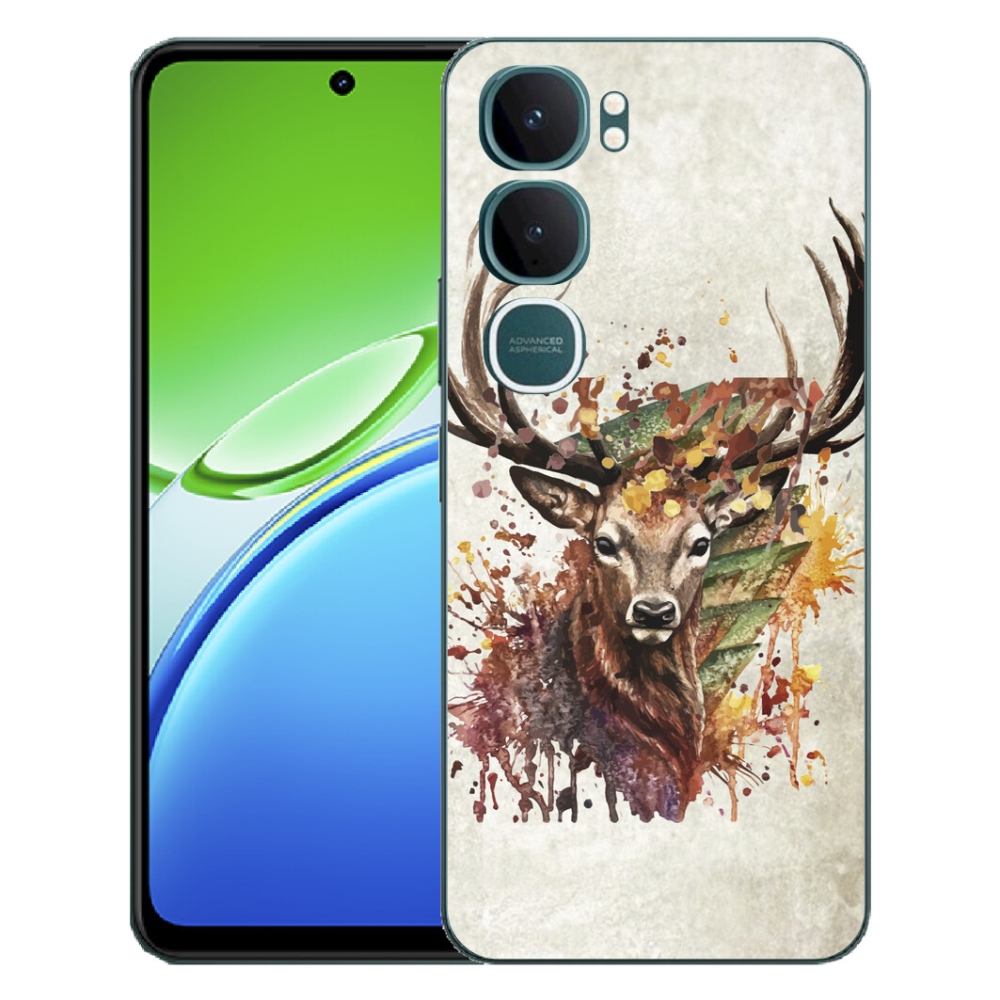 Gelový kryt mmCase na Vivo Y21d - jelen 1
