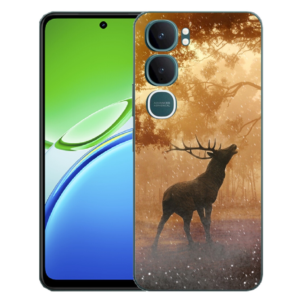 Gelový kryt mmCase na Vivo Y21d - jelen v říji