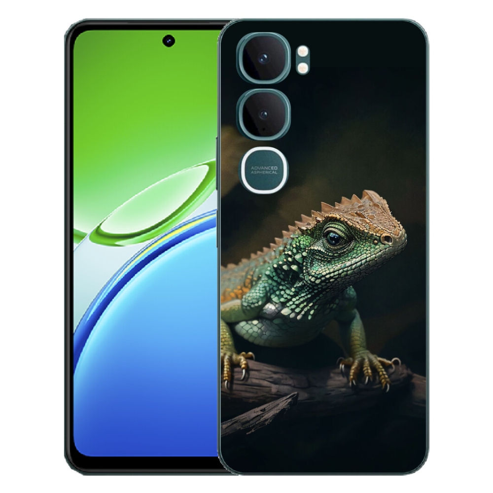 Gelový kryt mmCase na Vivo Y21d - ještěr