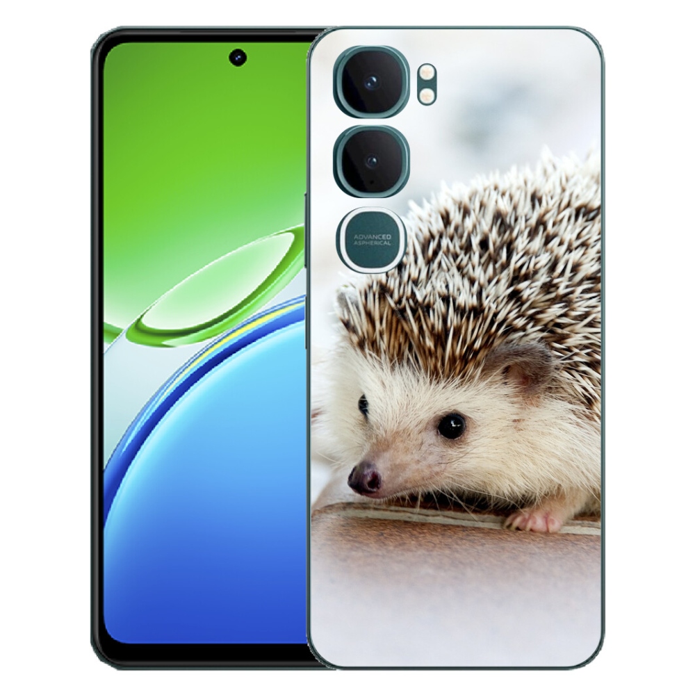 Gelový kryt mmCase na Vivo Y21d - ježek