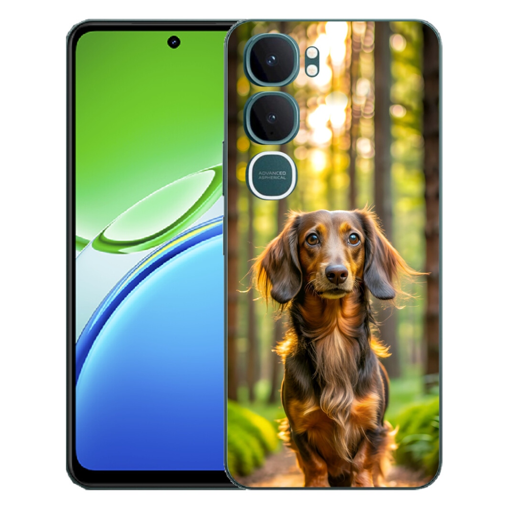 Gelový kryt mmCase na Vivo Y21d - jezevčík 4