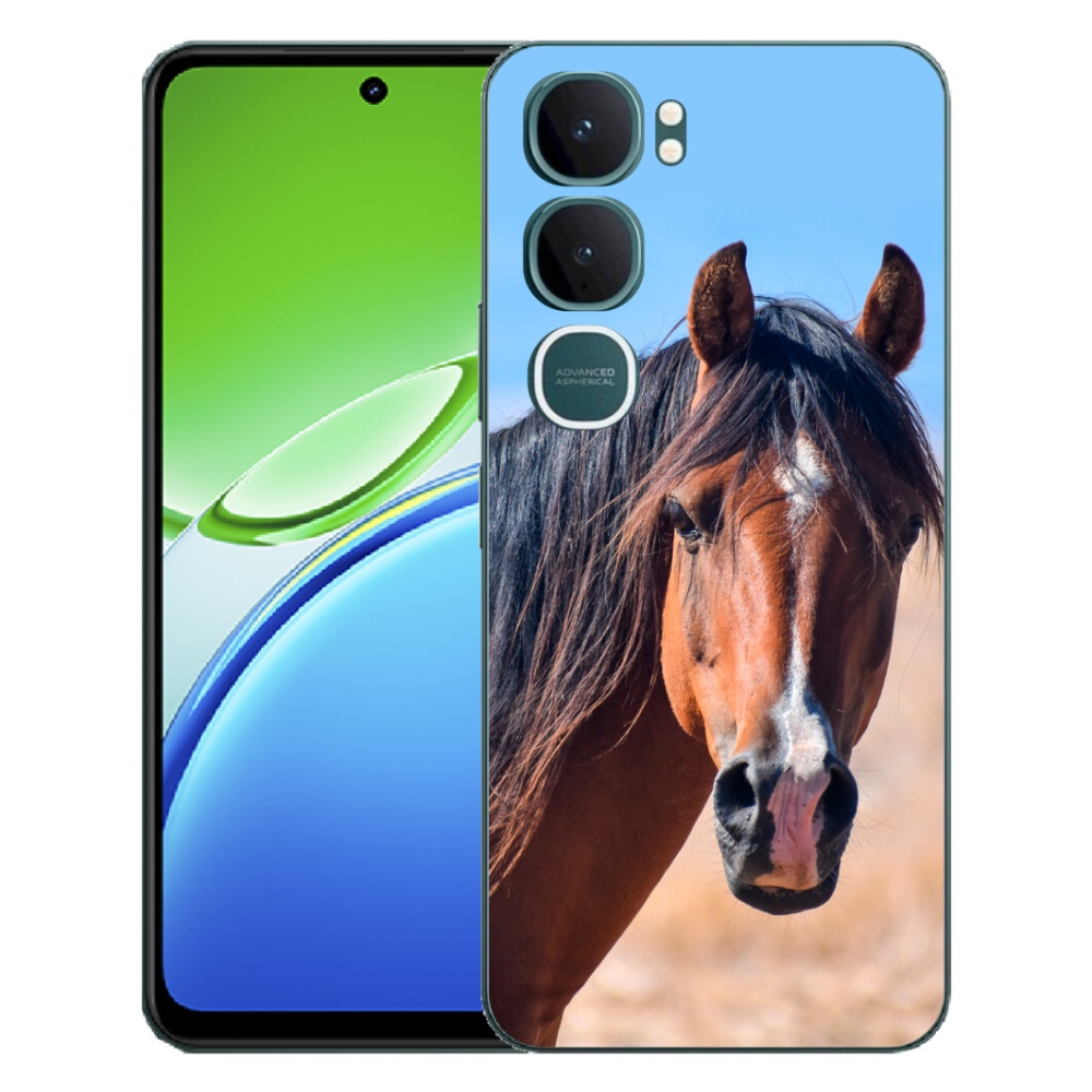 Gelový kryt mmCase na Vivo Y21d - klidný kůň