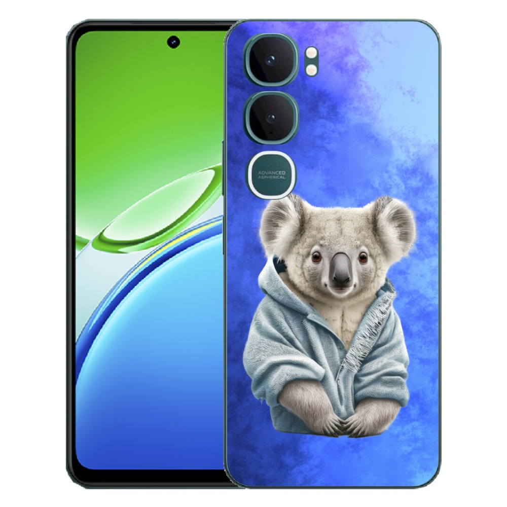 Gelový kryt mmCase na Vivo Y21d - koala ve svetru