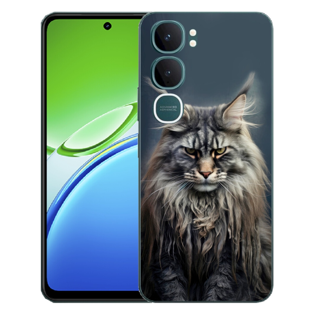 Gelový kryt mmCase na Vivo Y21d - kočíčí pohled 4