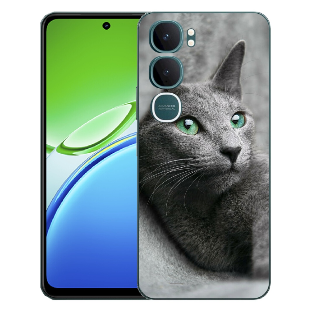 Gelový kryt mmCase na Vivo Y21d - kočka 2
