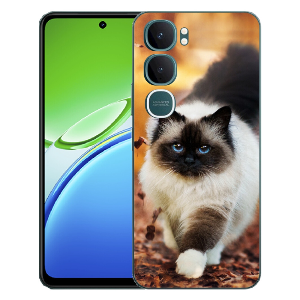 Gelový kryt mmCase na Vivo Y21d - kočka