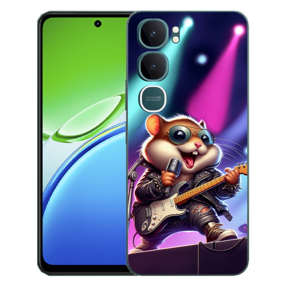 Gelový kryt mmCase na Vivo Y21d - křeček rocker