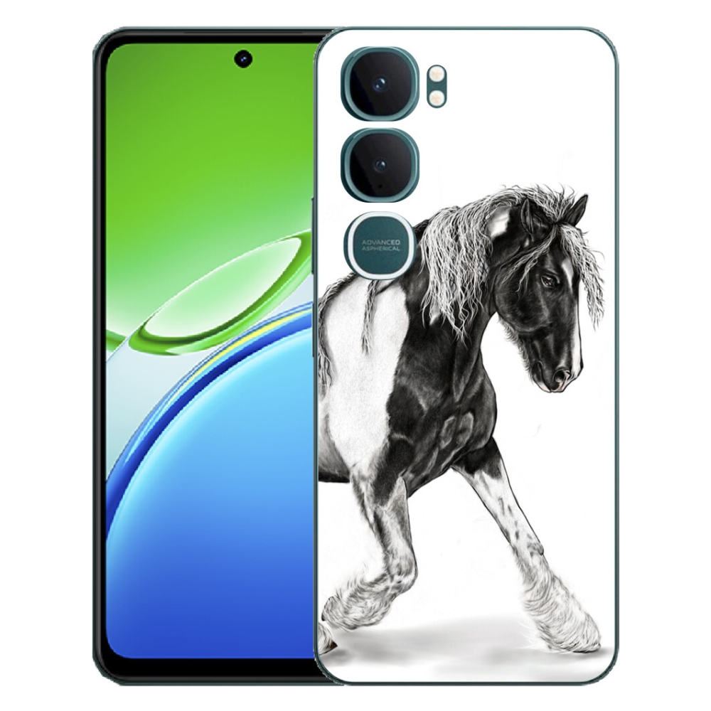 Gelový kryt mmCase na Vivo Y21d - kůň