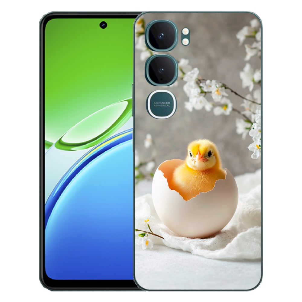 Gelový kryt mmCase na Vivo Y21d - kuřátko