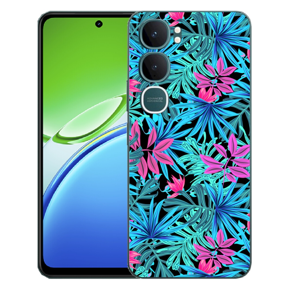 Gelový kryt mmCase na Vivo Y21d - květiny 3