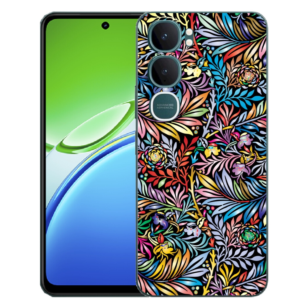 Gelový kryt mmCase na Vivo Y21d - květiny 5
