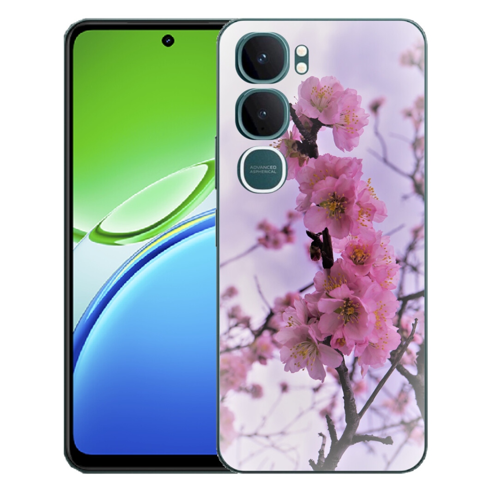Gelový kryt mmCase na Vivo Y21d - květiny 7