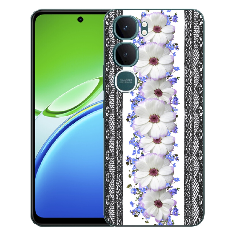 Gelový kryt mmCase na Vivo Y21d - květiny 8