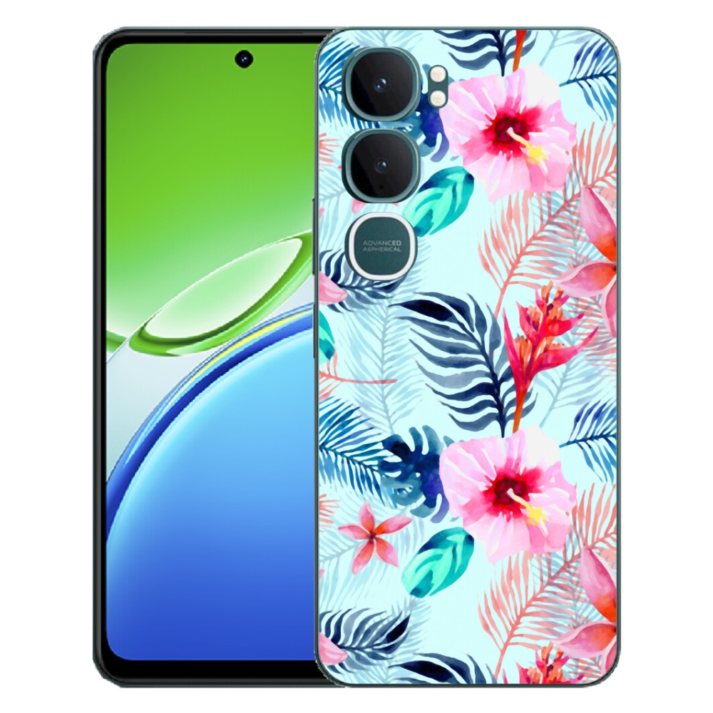 Gelový kryt mmCase na Vivo Y21d - květiny