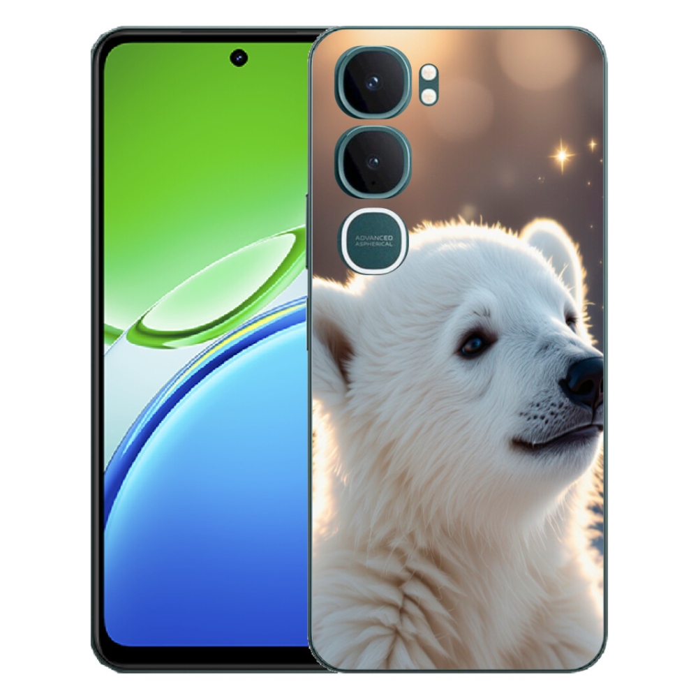 Gelový kryt mmCase na Vivo Y21d - lední medvěd