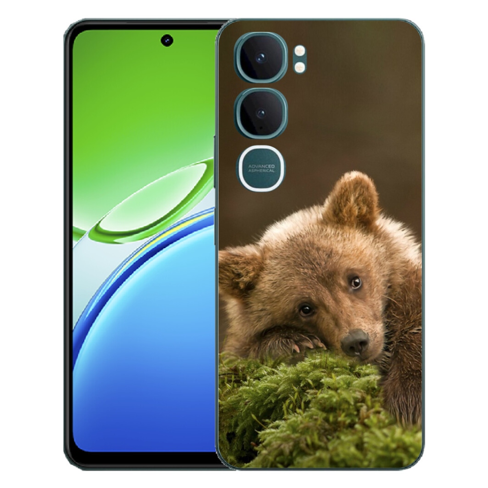 Gelový kryt mmCase na Vivo Y21d - medvěd