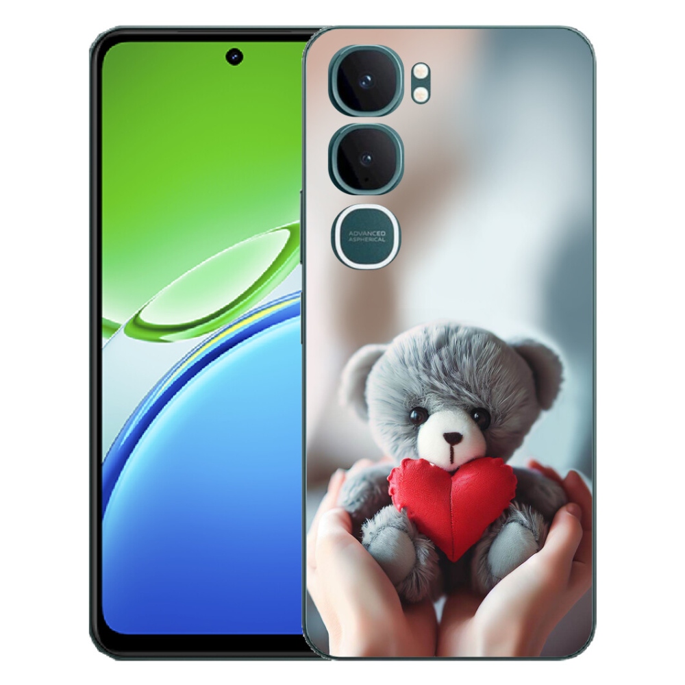 Gelový kryt mmCase na Vivo Y21d - medvídek pro zamilované