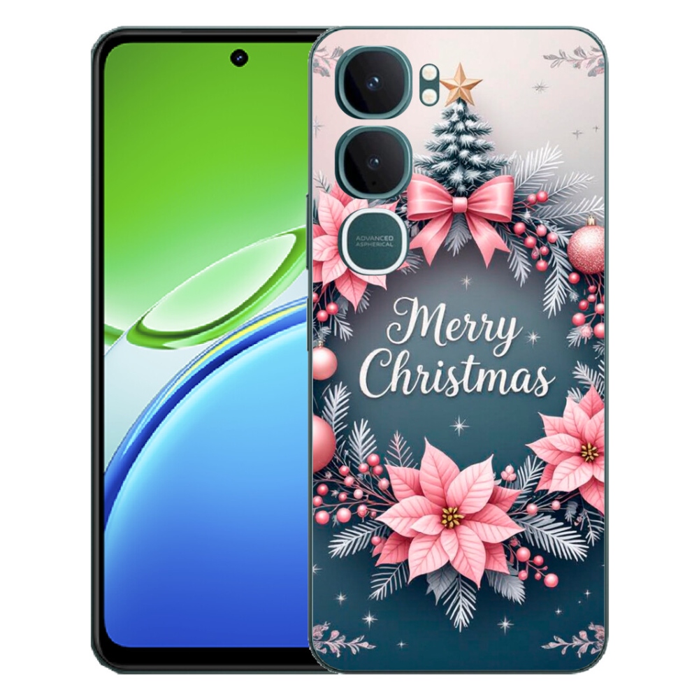 Gelový kryt mmCase na Vivo Y21d - merry christmas