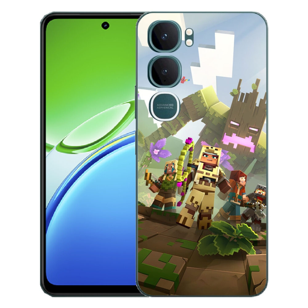 Gelový kryt mmCase na Vivo Y21d - minecraft 1