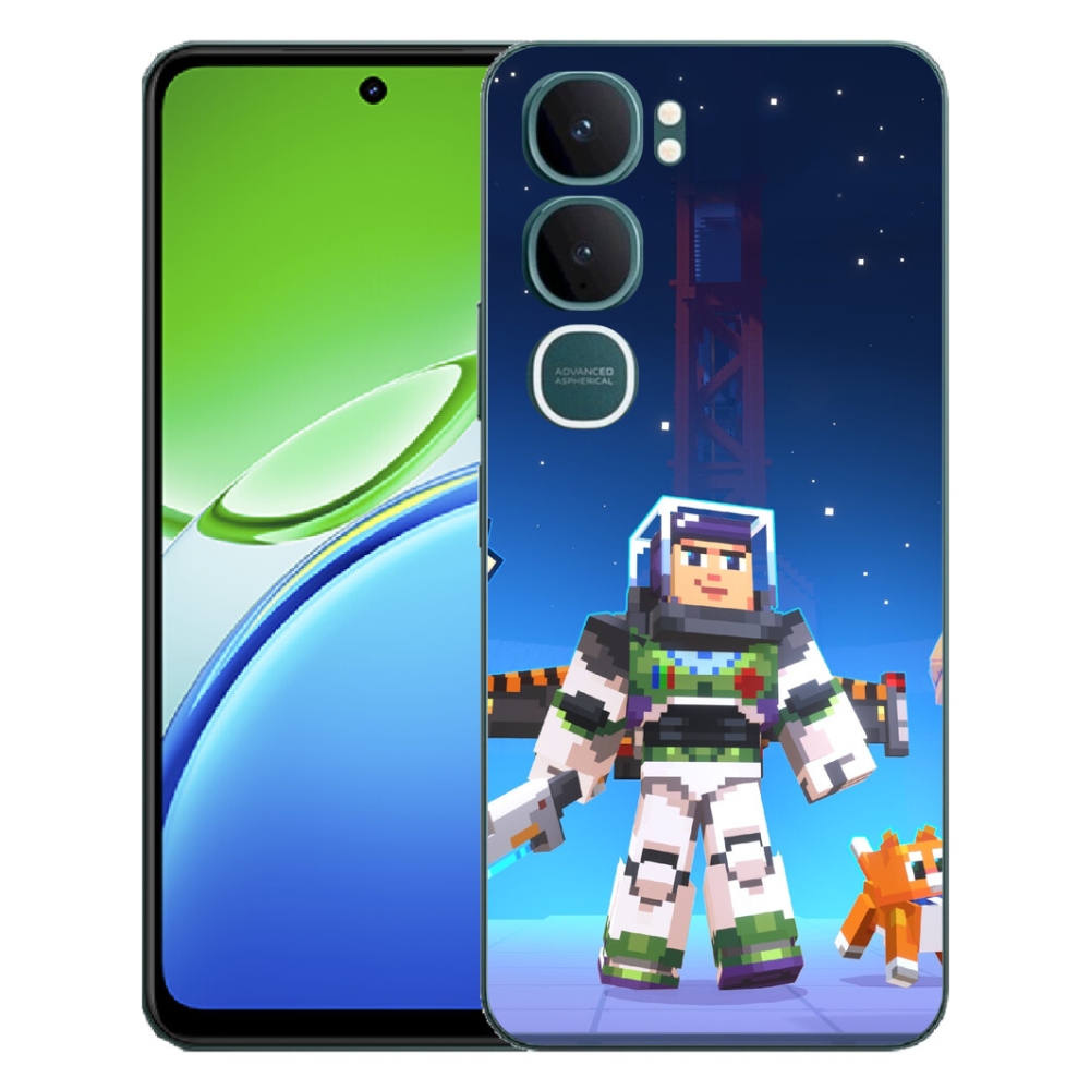 Gelový kryt mmCase na Vivo Y21d - minecraft 2