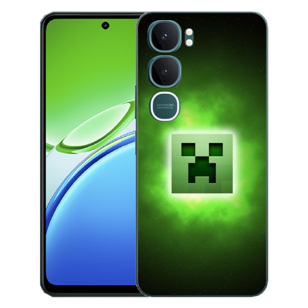 Gelový kryt mmCase na Vivo Y21d - minecraft