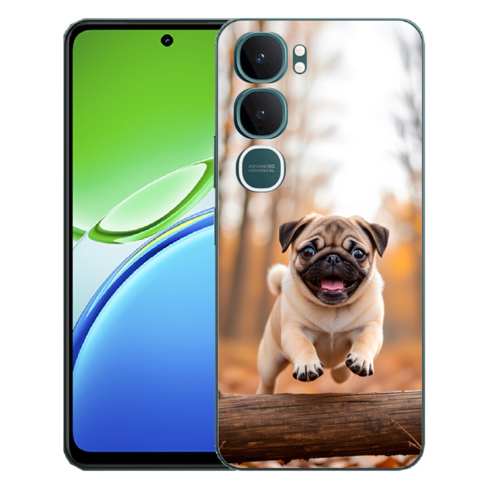 Gelový kryt mmCase na Vivo Y21d - mops 2