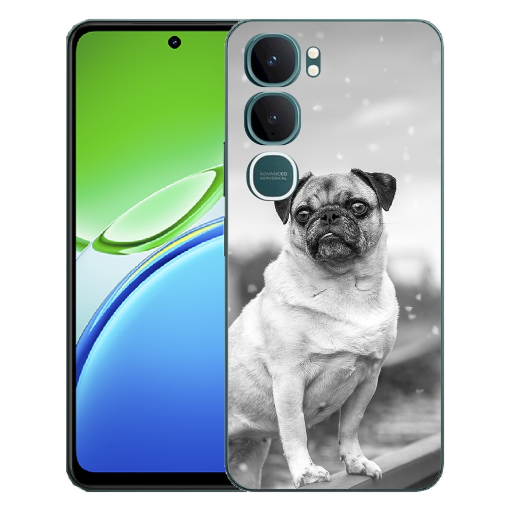 Gelový kryt mmCase na Vivo Y21d - mops