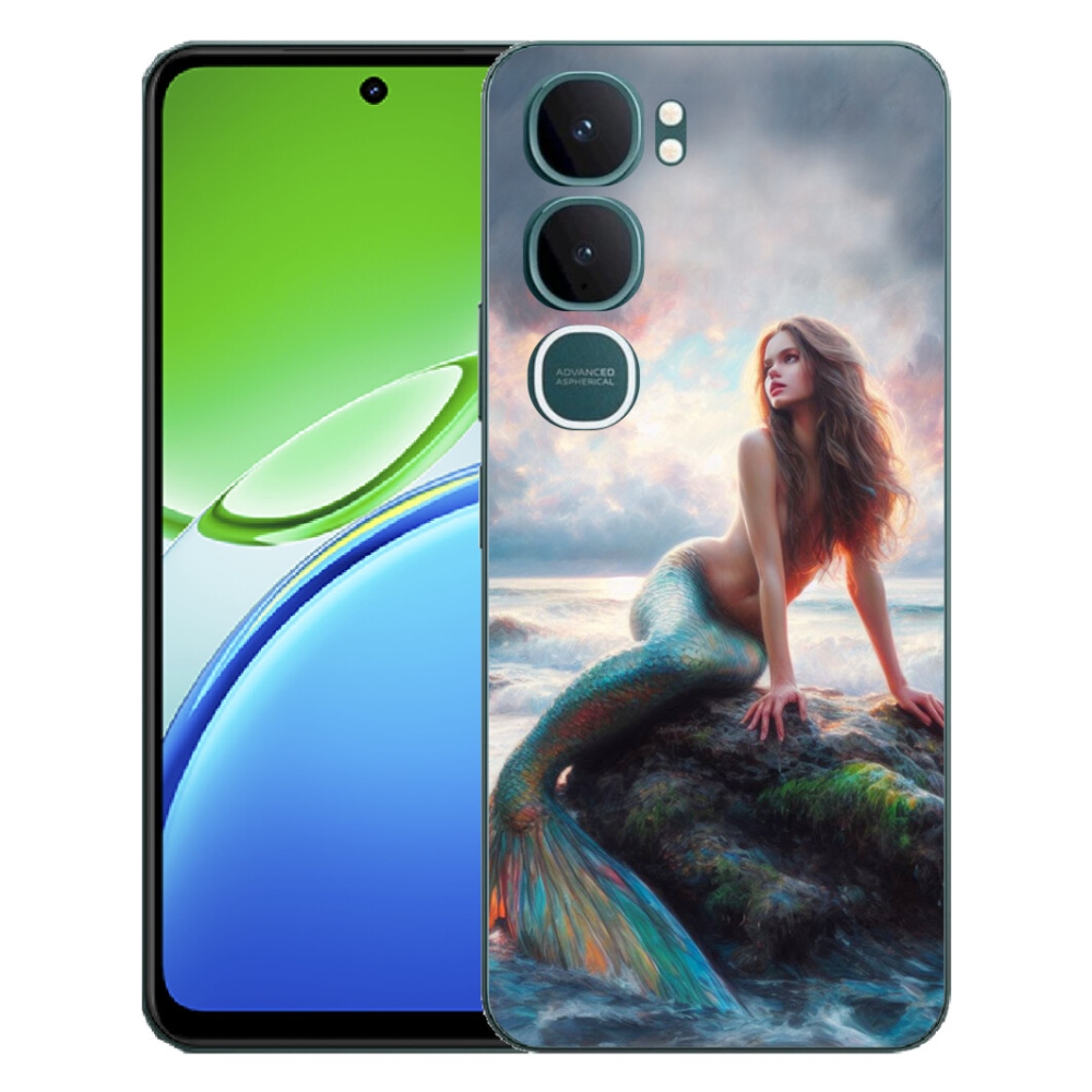 Gelový kryt mmCase na Vivo Y21d - mořská panna