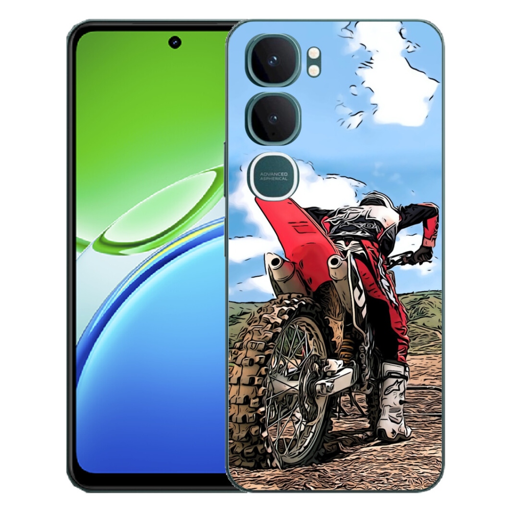 Gelový kryt mmCase na Vivo Y21d - moto