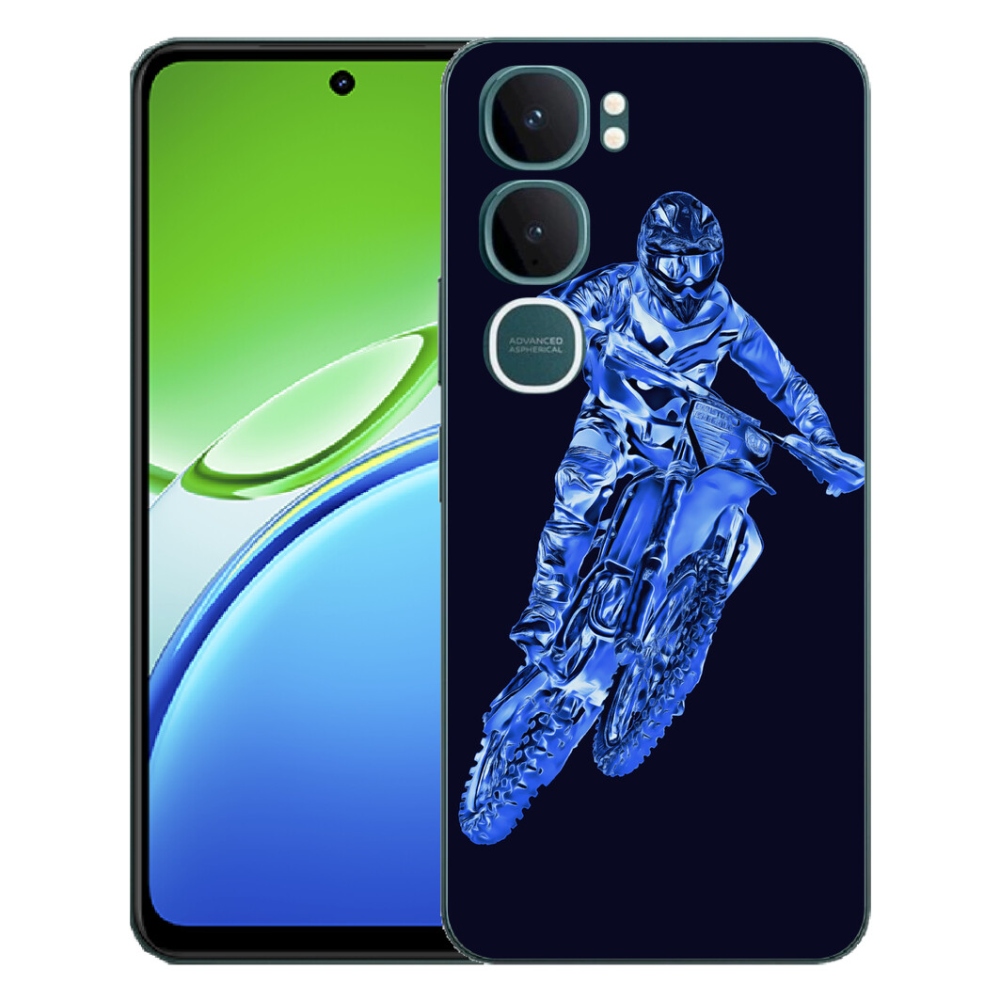Gelový kryt mmCase na Vivo Y21d - motocross 1