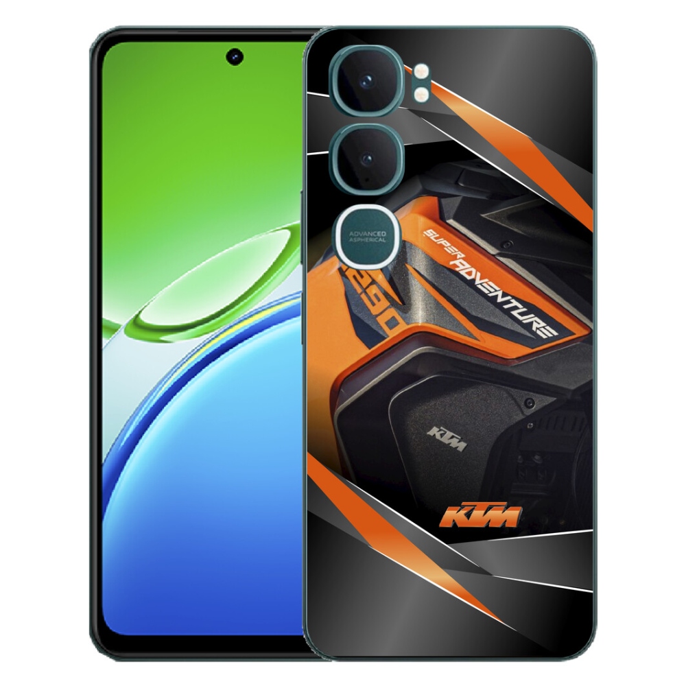 Gelový kryt mmCase na Vivo Y21d - motorka ktm