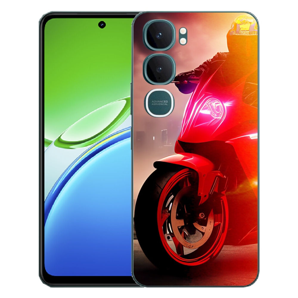 Gelový kryt mmCase na Vivo Y21d - motorka