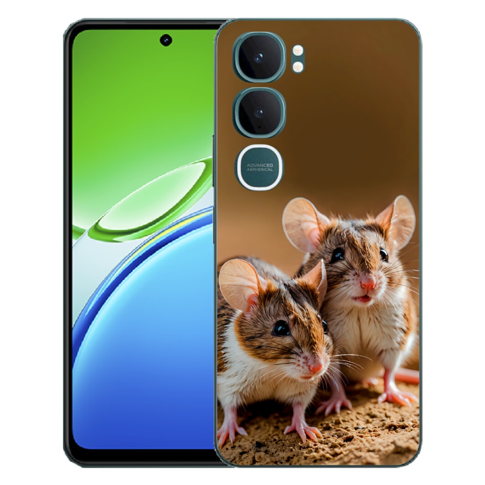 Gelový kryt mmCase na Vivo Y21d - myší duo