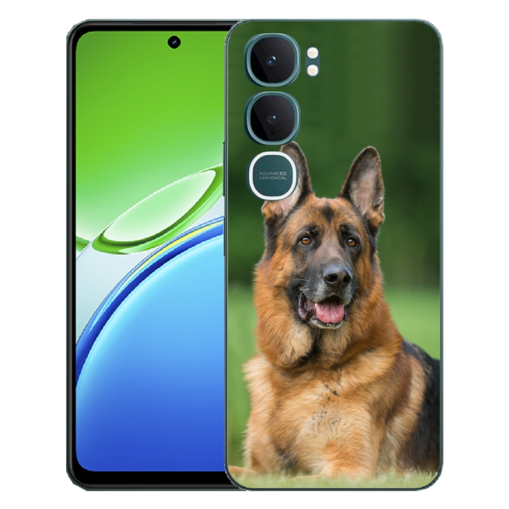 Gelový kryt mmCase na Vivo Y21d - německý ovčák